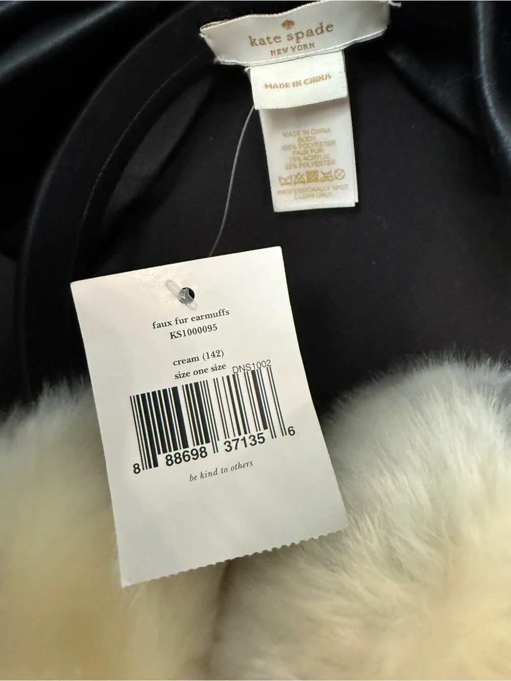Kate Spade ear muffs